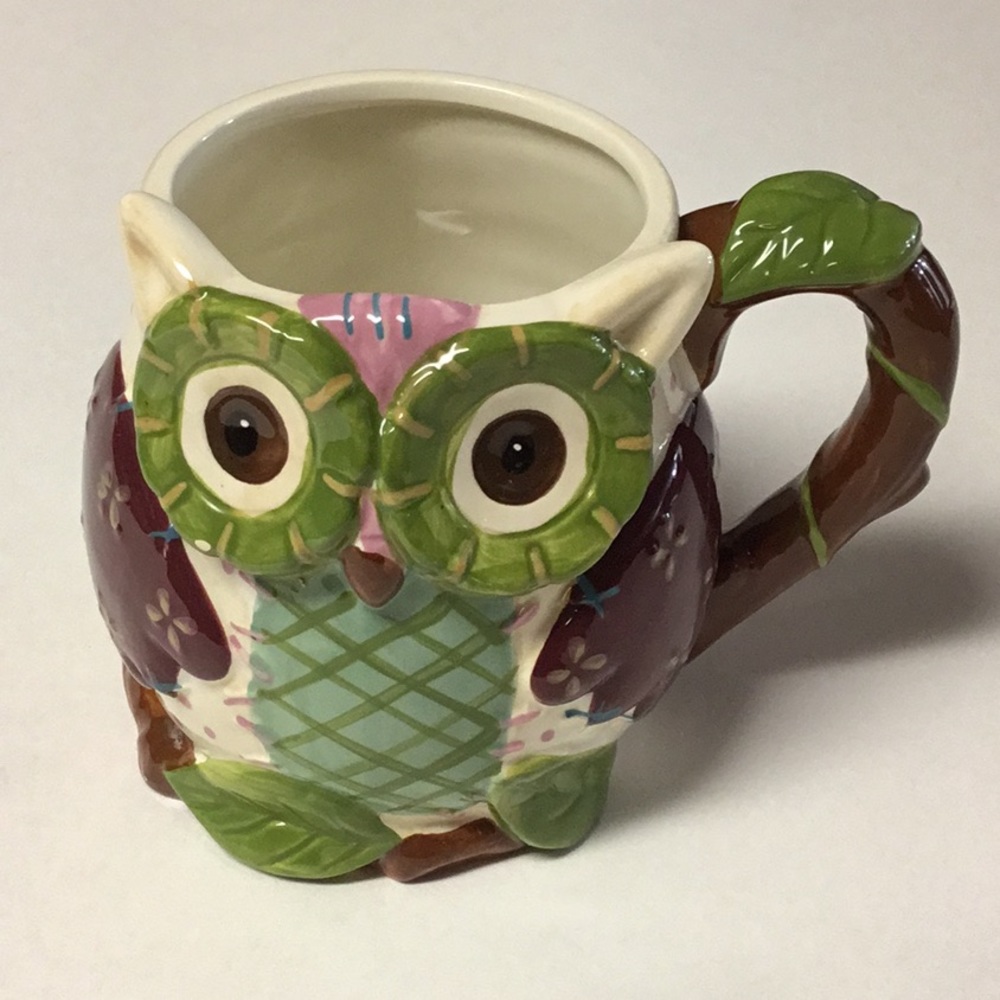 PIER 1 Owl Mug - Picture 1 of 7